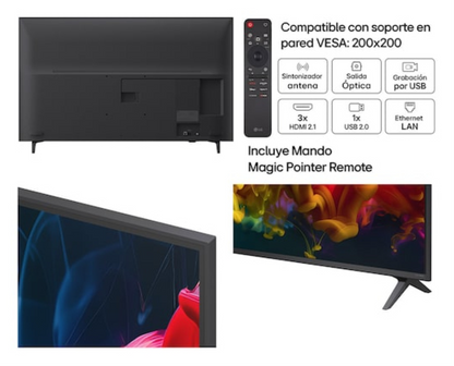 LG QNED evo AI MiniLED 50QNED81B6C 127 cm (50'') 4K Ultra HD Smart TV Wifi Negro