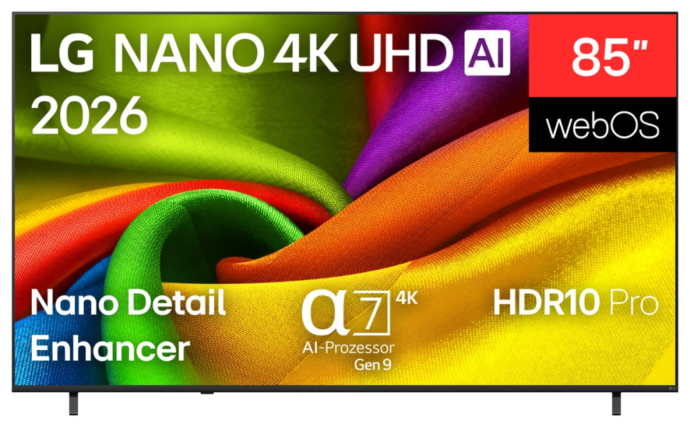LG NANO 4K UHD AI 85NU8E0B3LA 2,16 m (85'') 4K Ultra HD Smart TV Wifi Negro