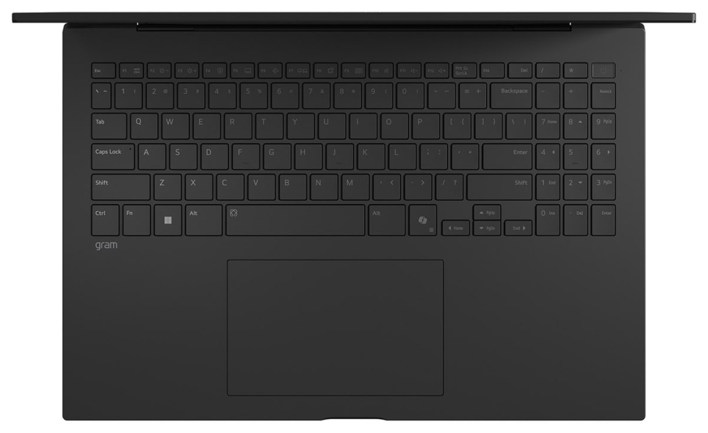 LG Gram Intel Core Ultra 7 258V Portatil 40,6 cm (16'') WQXGA 32 GB LPDDR5x-SDRAM 1 TB SSD Wi-Fi 7 (802.11be) Windows 11 Home Negro
