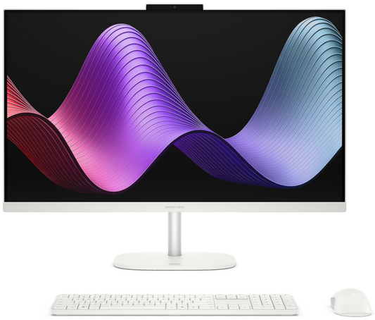 HP OmniStudio All-in-One Desktop 27-cv0012ns PC AMD Ryzenâ¢ 5 40 68,6 cm (27'') 1920 x 1080 Pixeles 16 GB LPDDR5-SDRAM 1 TB SSD FreeDOS Wi-Fi 7 (802.11be) Blanco