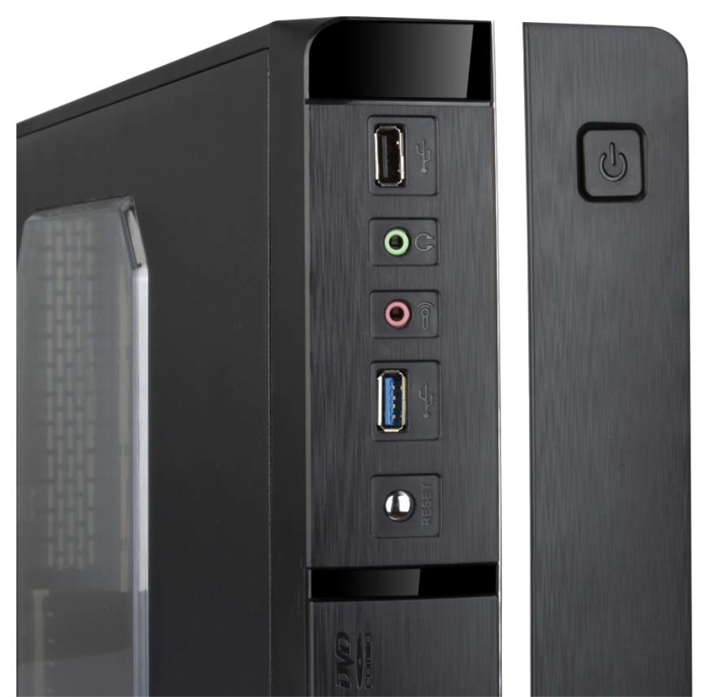 TooQ TQC-3005U3 carcasa de ordenador Escritorio Negro 500 W