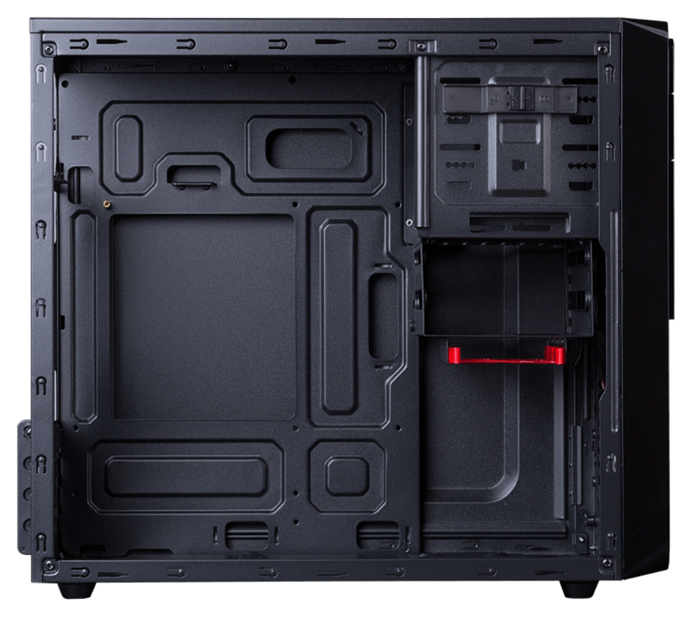 Hiditec CHA010012 carcasa de ordenador Micro Torre Negro