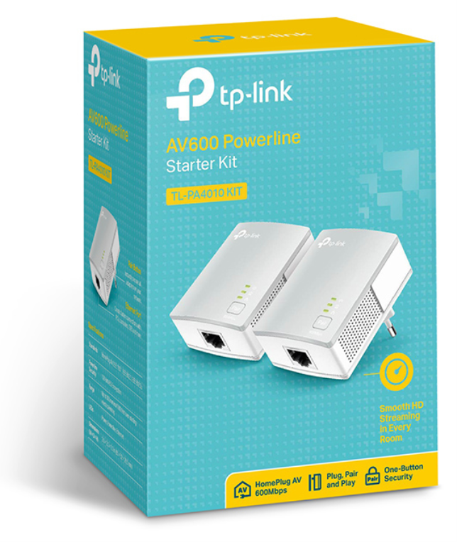 TP-Link TL-PA4010KIT 600 Mbit/s Ethernet Blanco 2 pieza(s)
