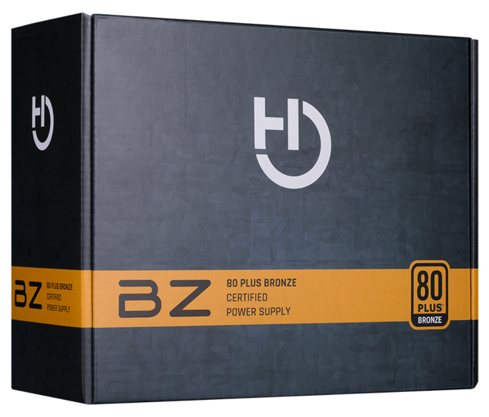 Hiditec BZ-650 80Plus Bronze unidad de fuente de alimentacion 650 W 20+4 pin ATX ATX Negro