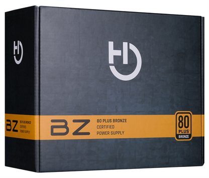 Hiditec BZ-650 80Plus Bronze unidad de fuente de alimentacion 650 W 20+4 pin ATX ATX Negro