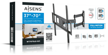 AISENS WT70TSLE-021 soporte para TV 177,8 cm (70'') Negro