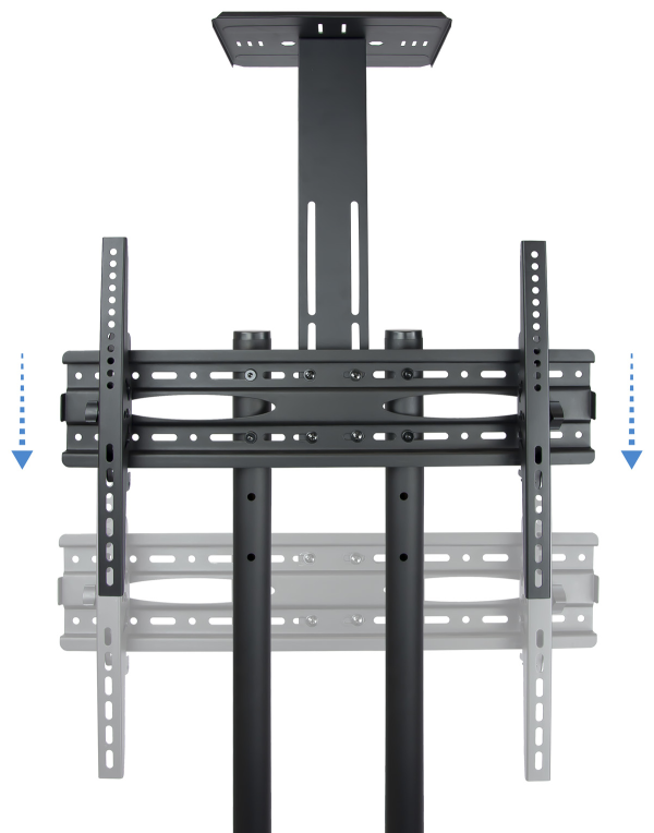 TooQ FS1470M-B soporte para pantalla de senalizacion 177,8 cm (70'') Negro