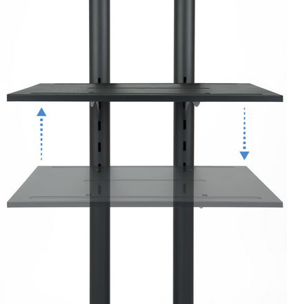 TooQ FS1470M-B soporte para pantalla de senalizacion 177,8 cm (70'') Negro