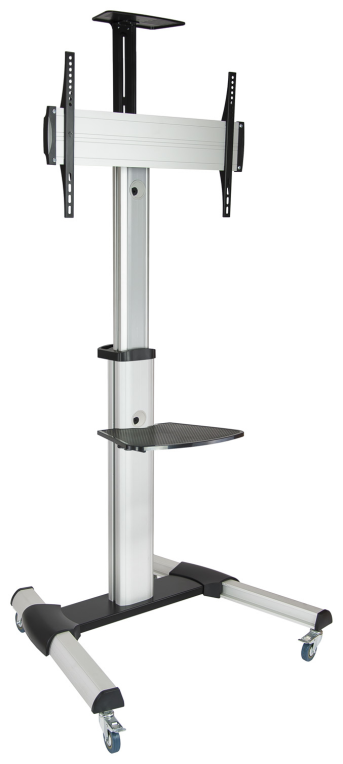 TooQ FS1870M-B soporte para pantalla de senalizacion 94 cm (37'') Negro, Plata