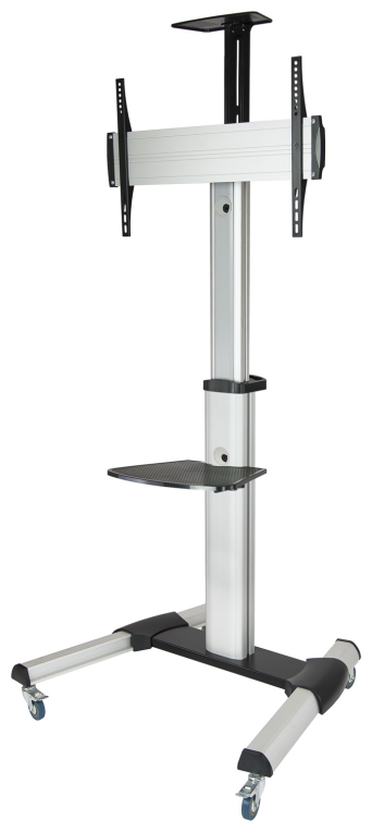 TooQ FS1870M-B soporte para pantalla de senalizacion 94 cm (37'') Negro, Plata