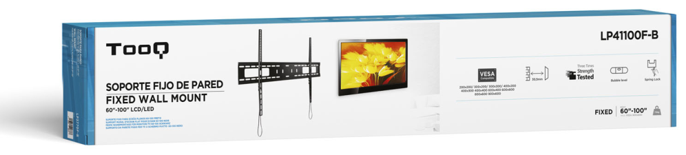 TooQ LP41100F-B soporte para TV 2,54 m (100'')
