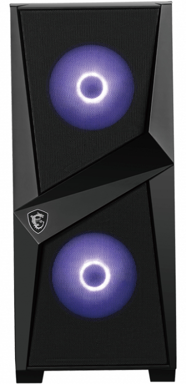 MSI MAG Forge 100M Midi Tower Negro, Transparente