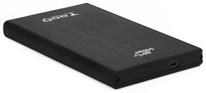 TooQ TQE-2522B caja para disco duro externo Caja de disco duro (HDD) Negro 2.5''