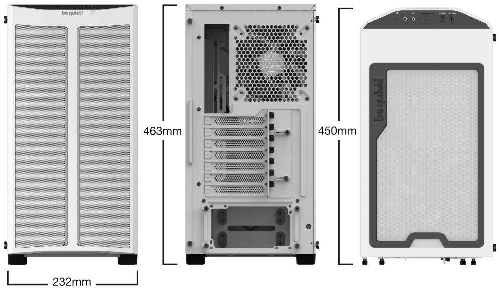 be quiet! Pure Base 500DX Midi Tower Blanco