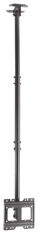 AISENS Soporte de techo giratorio, inclinable, extensible para monitor/TV 50kg de 23a-43a, Negro