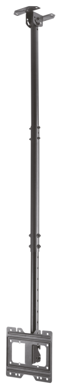 AISENS Soporte de techo giratorio, inclinable, extensible para monitor/TV 50kg de 23a-43a, Negro