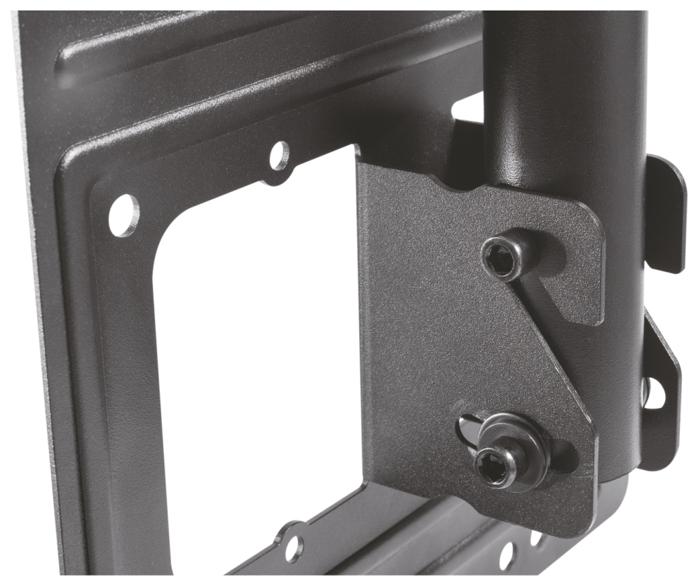 AISENS Soporte de techo giratorio, inclinable, extensible para monitor/TV 50kg de 23a-43a, Negro