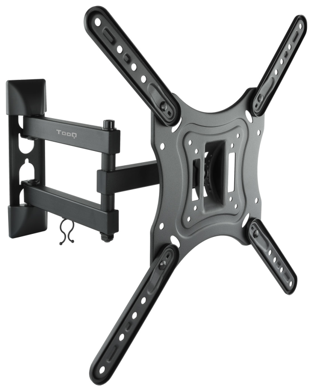 TooQ Soporte Giratorio e Inclinable para Monitor / TV LCD, Plasma de 23a- 55a, con Tres Pivotes, Negro
