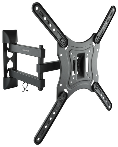 TooQ Soporte Giratorio e Inclinable para Monitor / TV LCD, Plasma de 23a- 55a, con Tres Pivotes, Negro