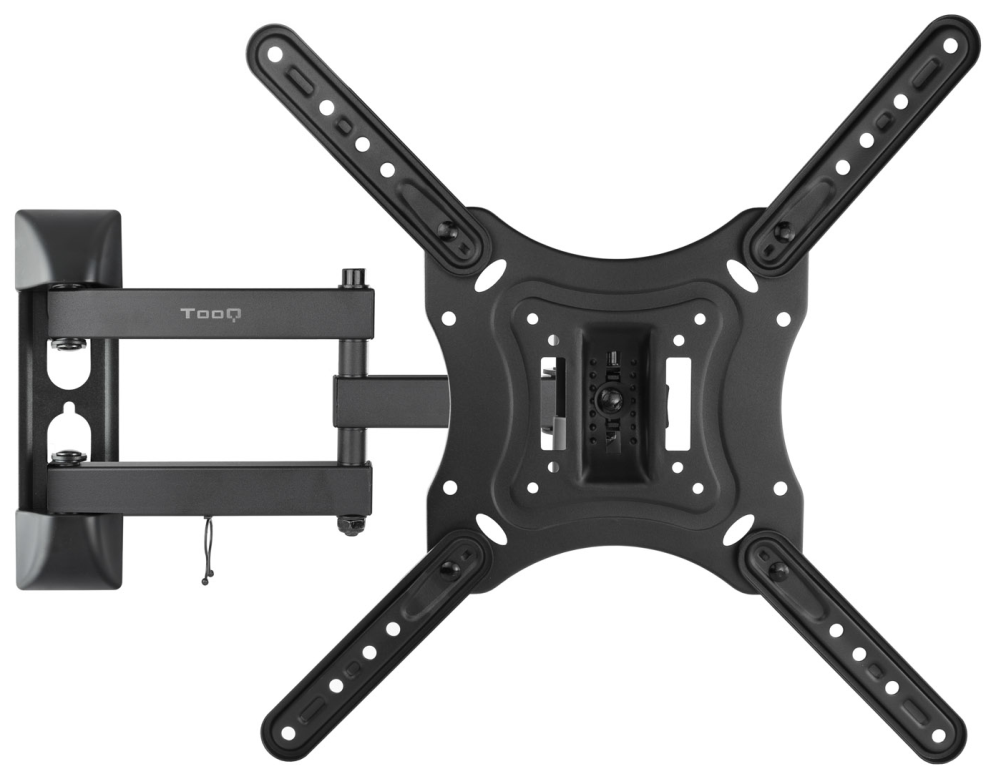 TooQ Soporte Giratorio e Inclinable para Monitor / TV LCD, Plasma de 23a- 55a, con Tres Pivotes, Negro
