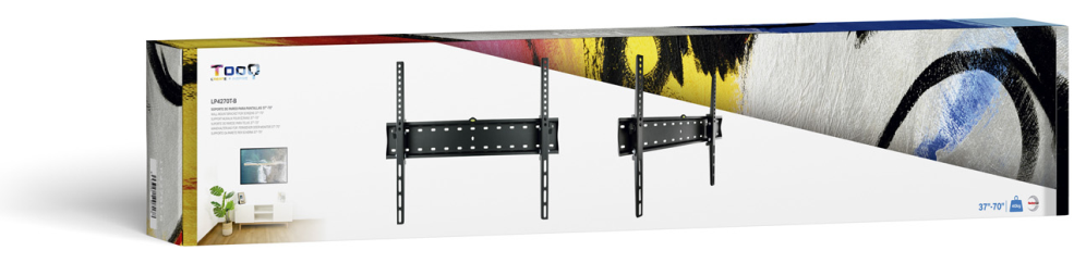 TooQ LP4270T-B soporte para TV 177,8 cm (70'') Negro