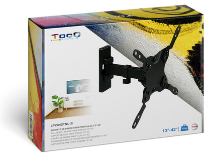 TooQ LP2042TNL-B soporte para TV 106,7 cm (42'') Negro