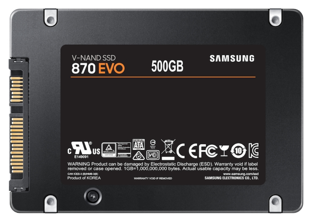 Samsung 870 EVO 500 GB 2.5'' Serial ATA III V-NAND MLC