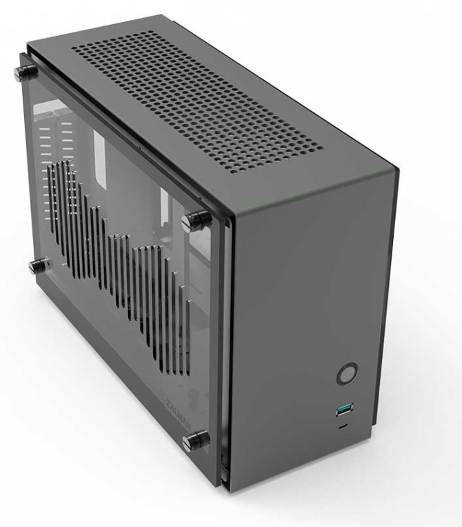 Zalman M2 Mini Gray Mini Tower Gris