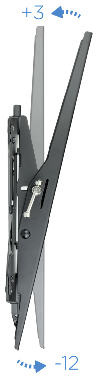 TooQ LP4391T-B soporte para TV 2,29 m (90'') Negro