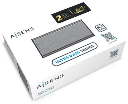 AISENS Caja Externa M.2 (NGFF) ASM2-007GRY SATA A USB3.1 Gen1, Gris