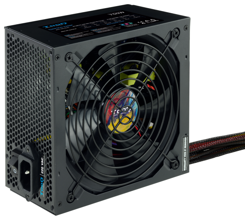 TooQ TQAPOLO-750SP unidad de fuente de alimentacion 750 W 20+4 pin ATX ATX Negro