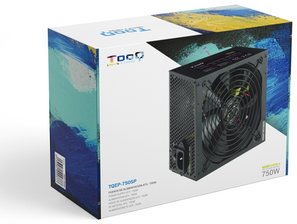 TooQ TQAPOLO-750SP unidad de fuente de alimentacion 750 W 20+4 pin ATX ATX Negro