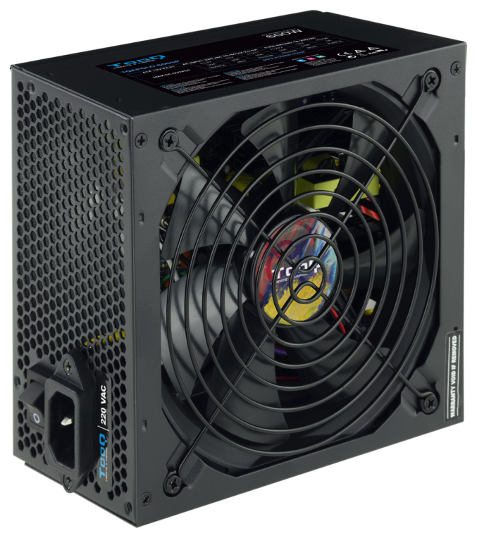 TooQ TQAPOLO-600SP unidad de fuente de alimentacion 600 W 20+4 pin ATX ATX Negro
