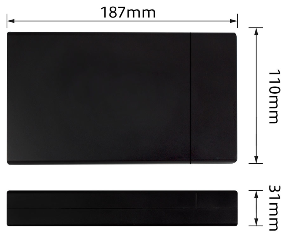 Ewent EW7056 caja para disco duro externo Caja de disco duro (HDD) Negro 3.5''