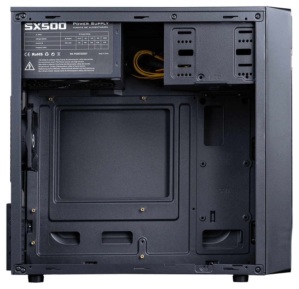 Hiditec Q2 PRO PSU Mini Tower Negro