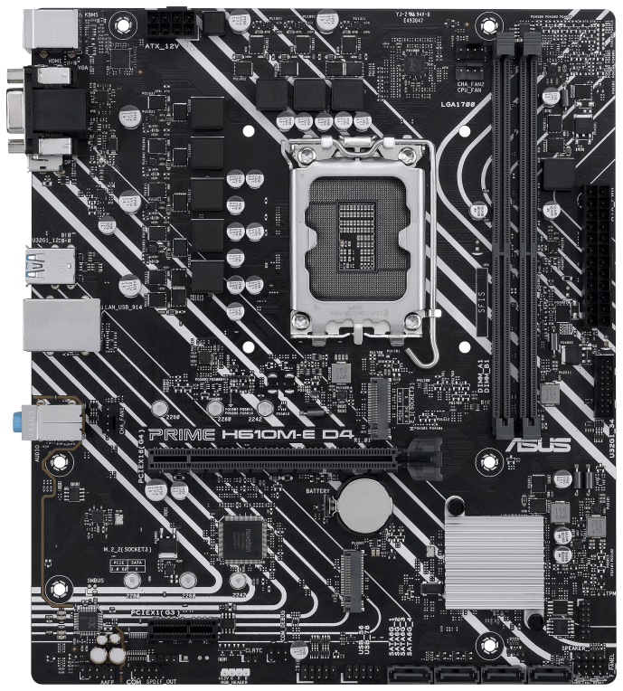 ASUS PRIME H610M-E D4-CSM Intel H610 LGA 1700 micro ATX