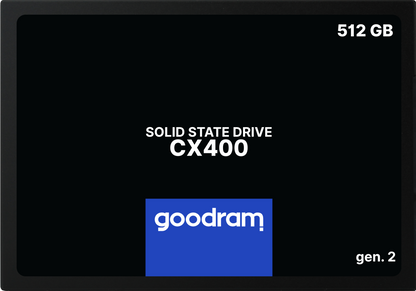 Goodram CX400 gen.2 512 GB 2.5'' Serial ATA III 3D TLC NAND