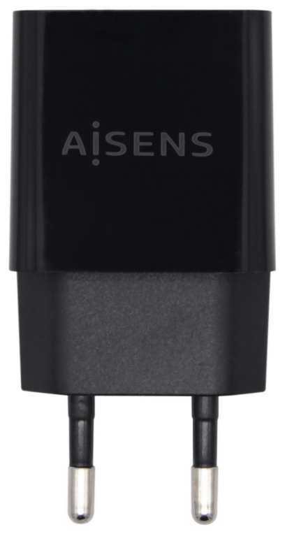 AISENS Cargador USB 10W Alta Eficiencia, 5V/2A, Negro