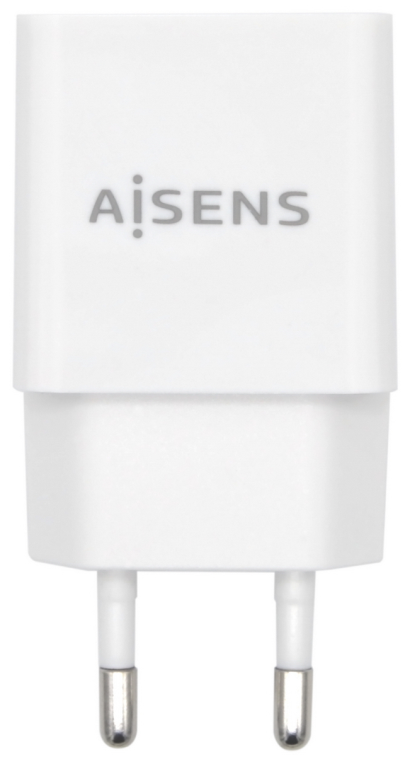 AISENS Cargador USB 10W Alta Eficiencia, 5V/2A, Blanco