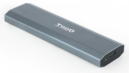 TooQ Shura Caja externa para unidad de estado solido (SSD) Gris M.2