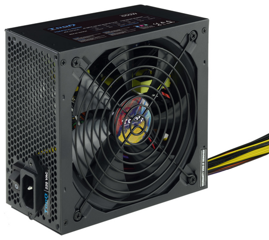 TooQ TQAPOLO-650SP unidad de fuente de alimentacion 650 W 20+4 pin ATX ATX Negro