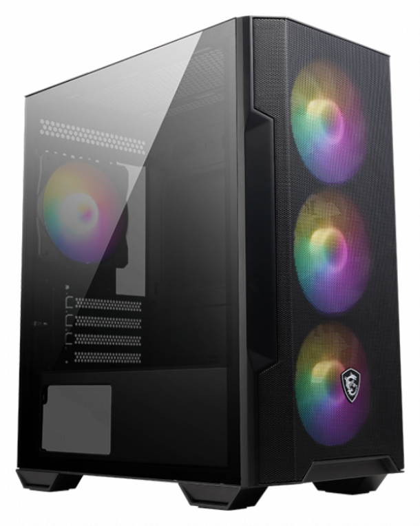 MSI MAG Forge M100R Micro Torre Negro, Transparente