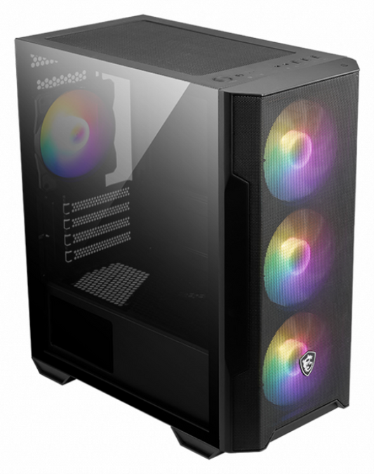 MSI MAG Forge M100R Micro Torre Negro, Transparente