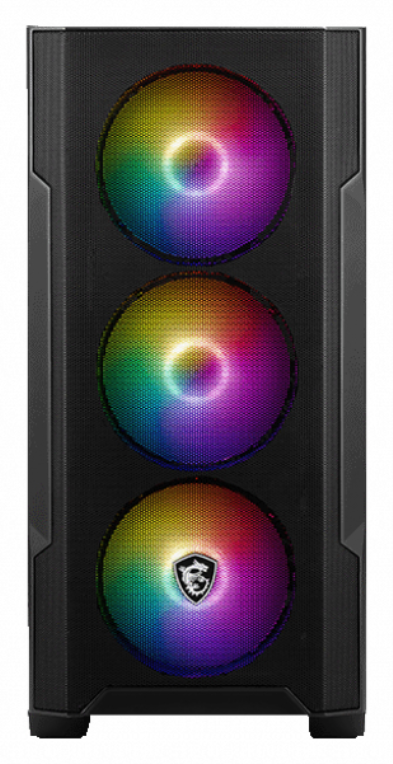 MSI MAG Forge M100R Micro Torre Negro, Transparente