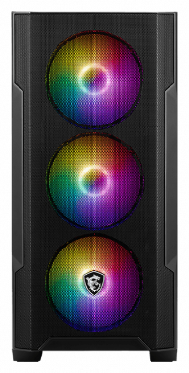 MSI MAG Forge M100A Micro Torre Negro, Transparente