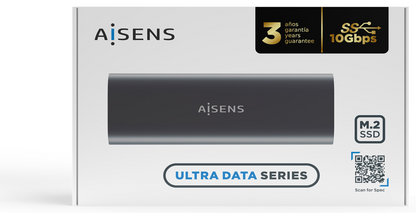 AISENS ASM2-015GR caja para disco duro externo Caja externa para unidad de estado solido (SSD) Gris M.2