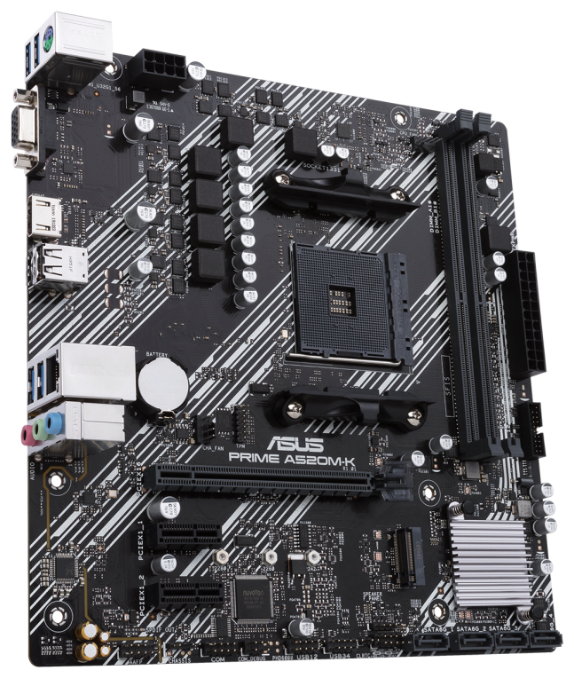 ASUS PRIME A520M-K AMD A520 Zócalo AM4 micro ATX