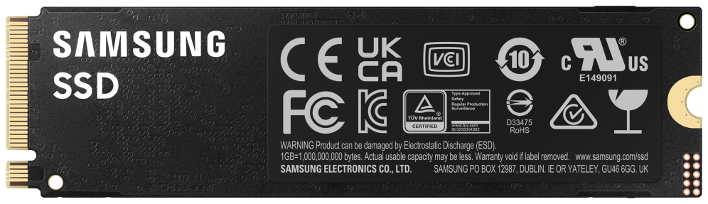 Samsung 990 PRO 2 TB M.2 PCI Express 4.0 NVMe V-NAND MLC