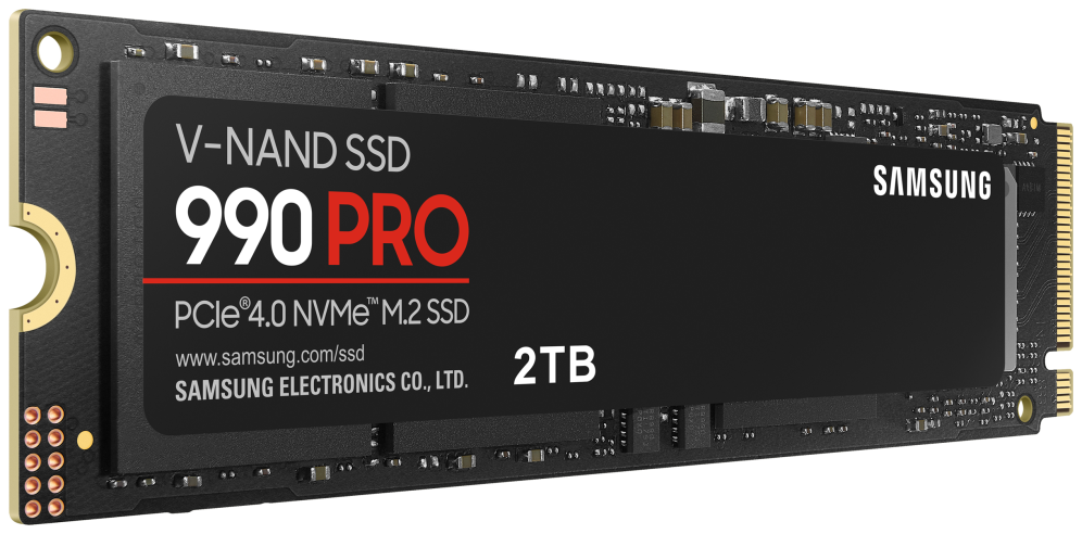 Samsung 990 PRO 2 TB M.2 PCI Express 4.0 NVMe V-NAND MLC