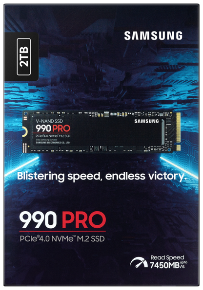 Samsung 990 PRO 2 TB M.2 PCI Express 4.0 NVMe V-NAND MLC